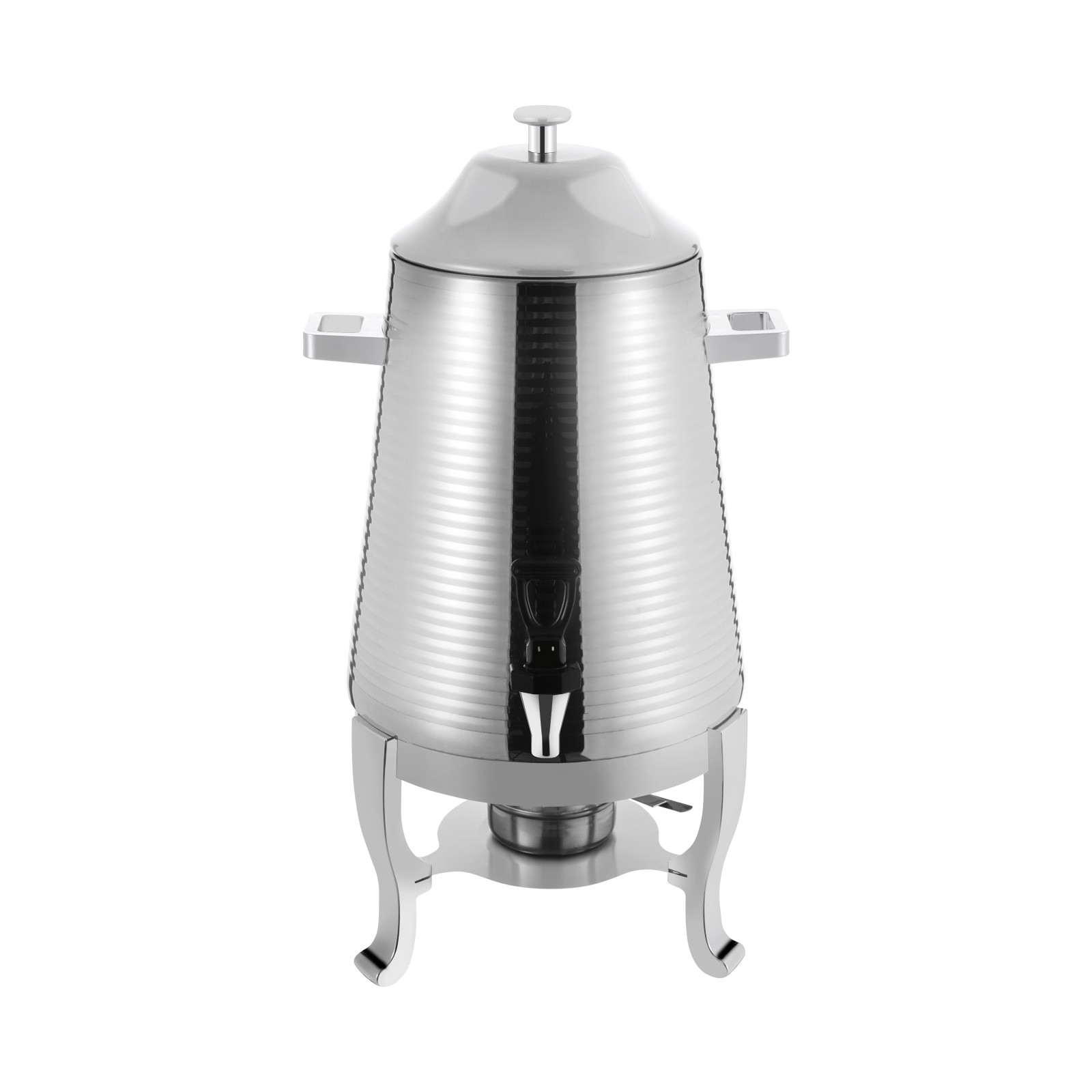 Modern 13L Beverage Dispenser Hot Drinks Dispenser Silver with Fuel Holder NEW
