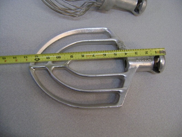 Commercial Mixer Batter Paddle & Whisk whip Model / Brand unknown ? FOR PARTS