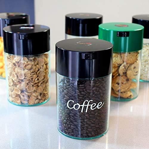 Coffeevac 1/2 LB Airtight Coffee Container – Coffee Bean Storage and Grounds