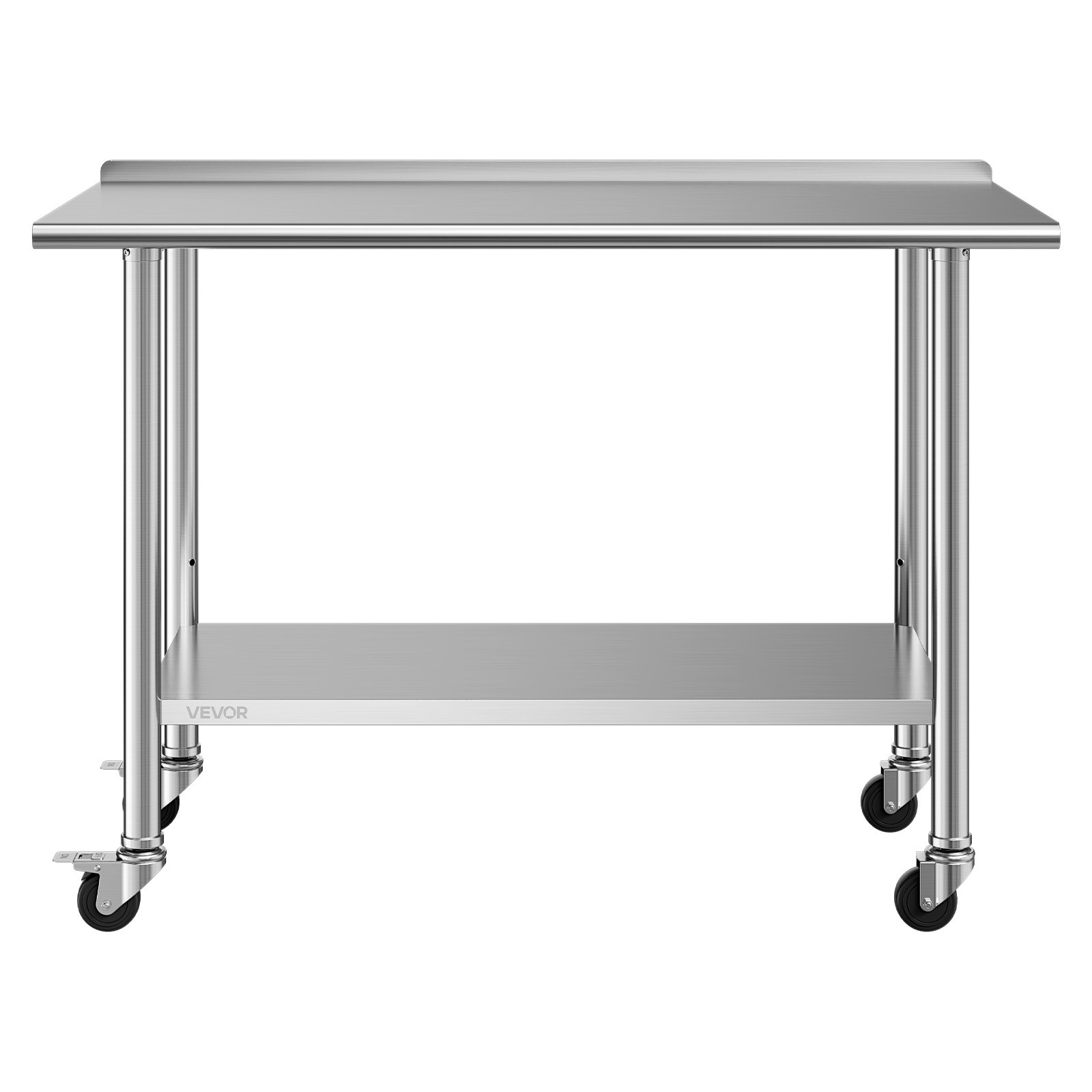 VEVOR Commercial Stainless Steel Table Kitchen Catering Prep Table 24×48 Inch