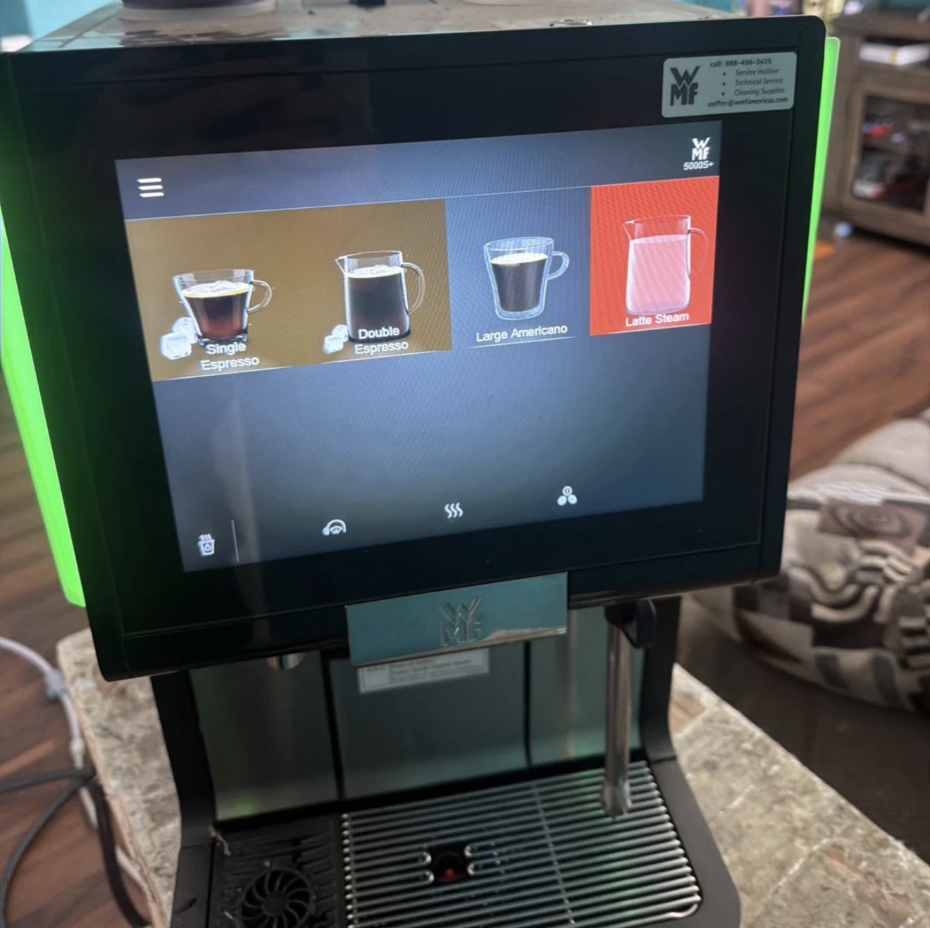 WMF 5000s+ super automatic espresso machine
