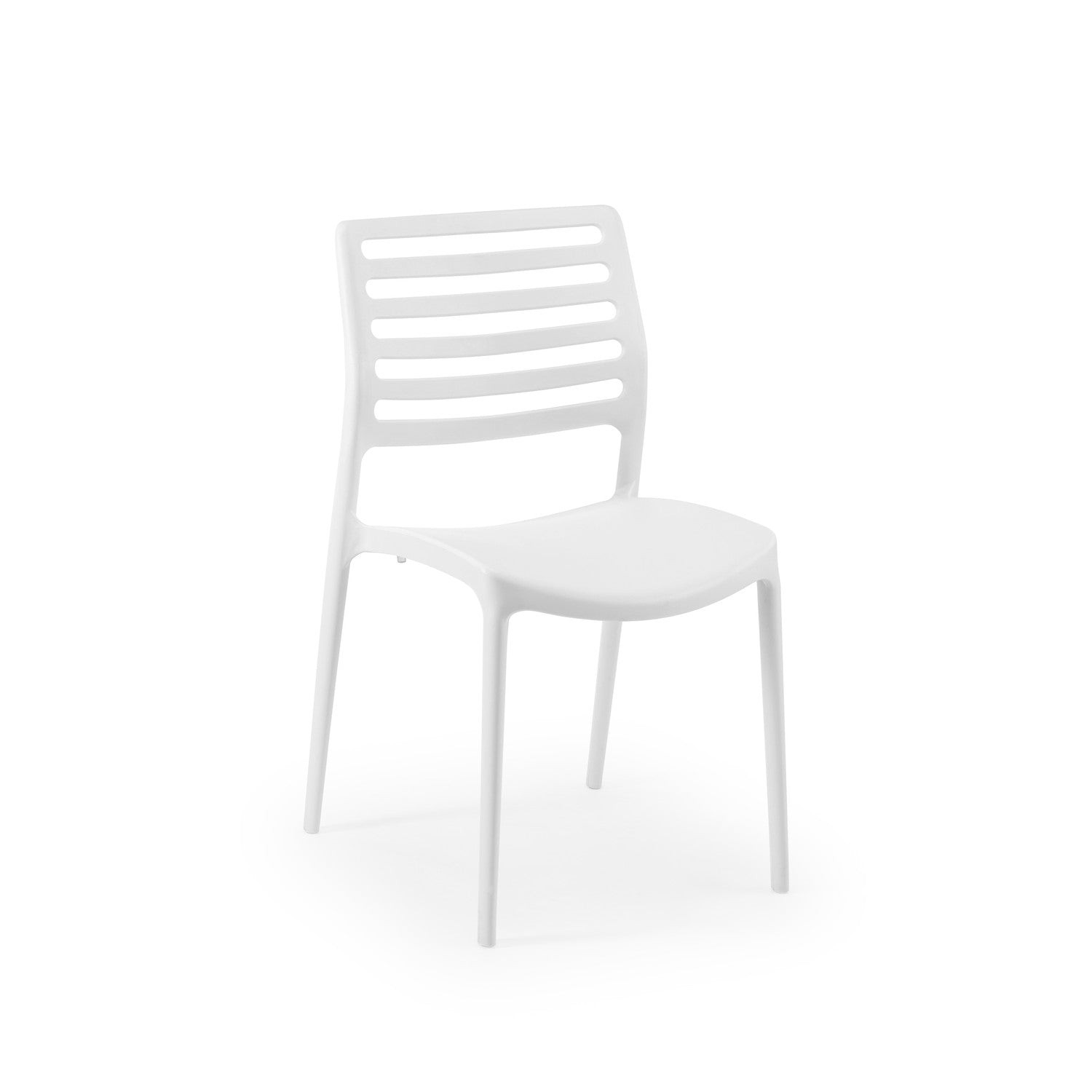 Tilia Chair Louise Stackable Plastic Armless Chair Restaurant Cafe Outdoor BULK