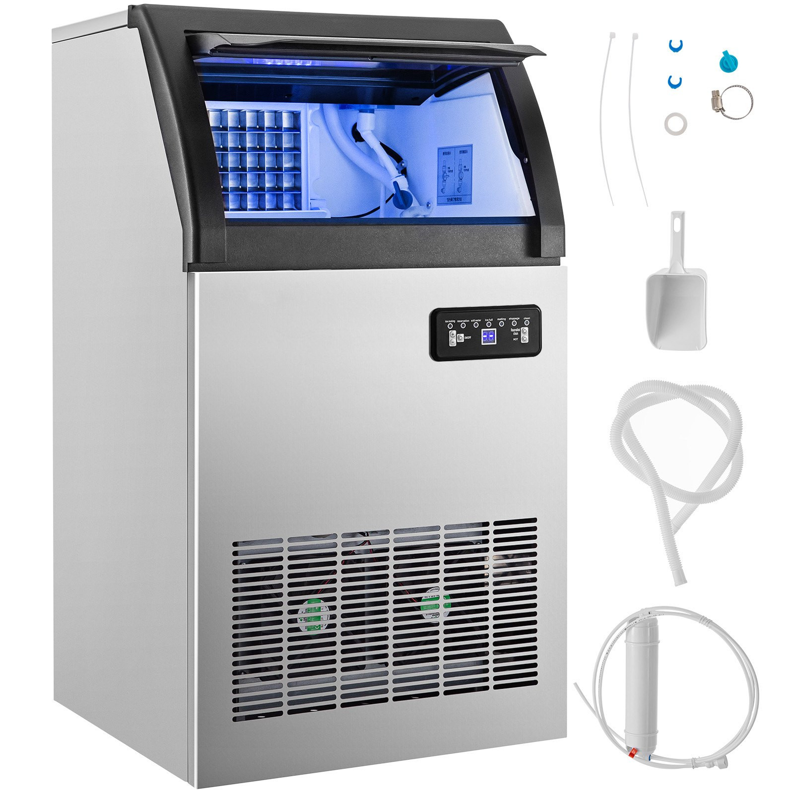 155LBS / 24H Premium Quality Ice Maker Cube Type Ice Machine