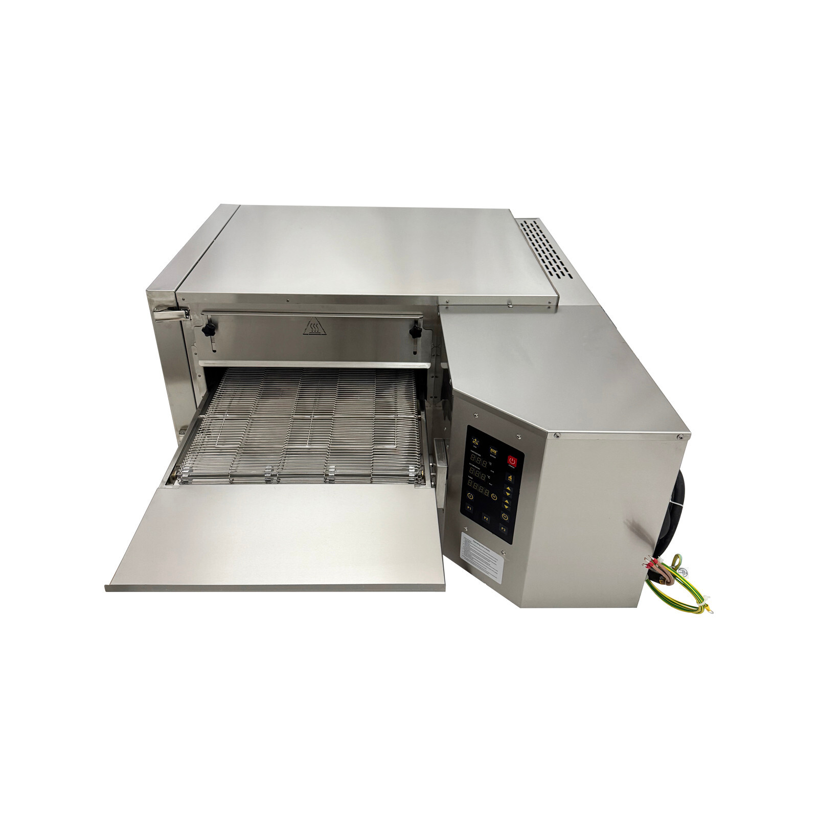 220V 3PH Countertop Conveyor Pizza Oven Commercial Baking Electric Oven 18″ 9KW