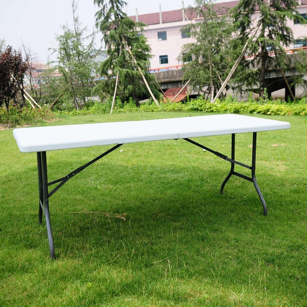 Folding Table + 4PCS Chairs Set for Office Home Event Wedding Party Black