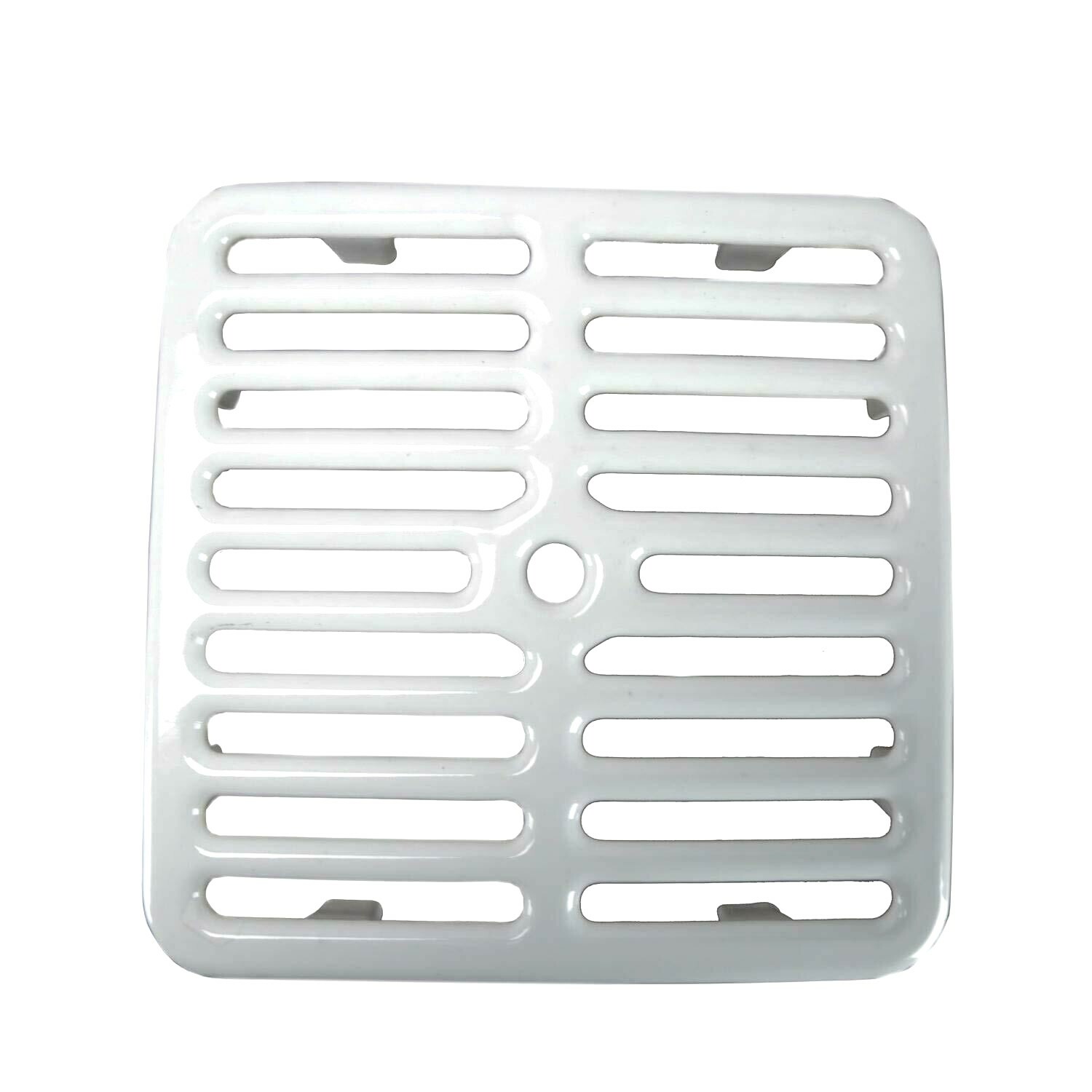 GSW Floor Sink Top Grate with Ceramic Surface FS-TF, 9-⅜” x 9-⅜” x 1-¼” FullSize