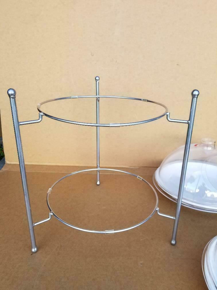 Cal-Mil S1603 Display Stand with the Dome & trays. 18x18x19 Stand