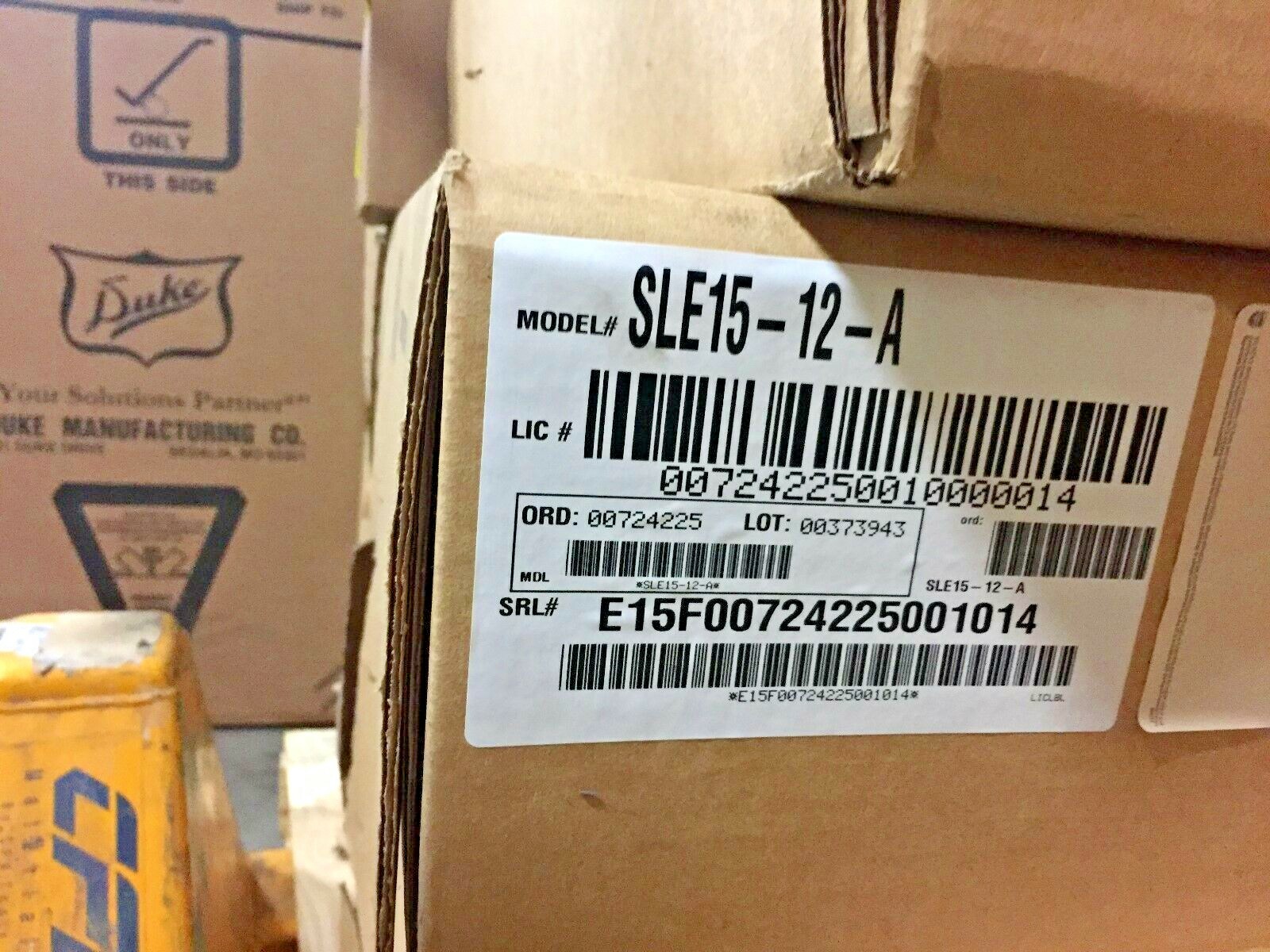 Overstock Russell slim temp reach in evaporator 115v elec dfst SLE1512A 1200btu
