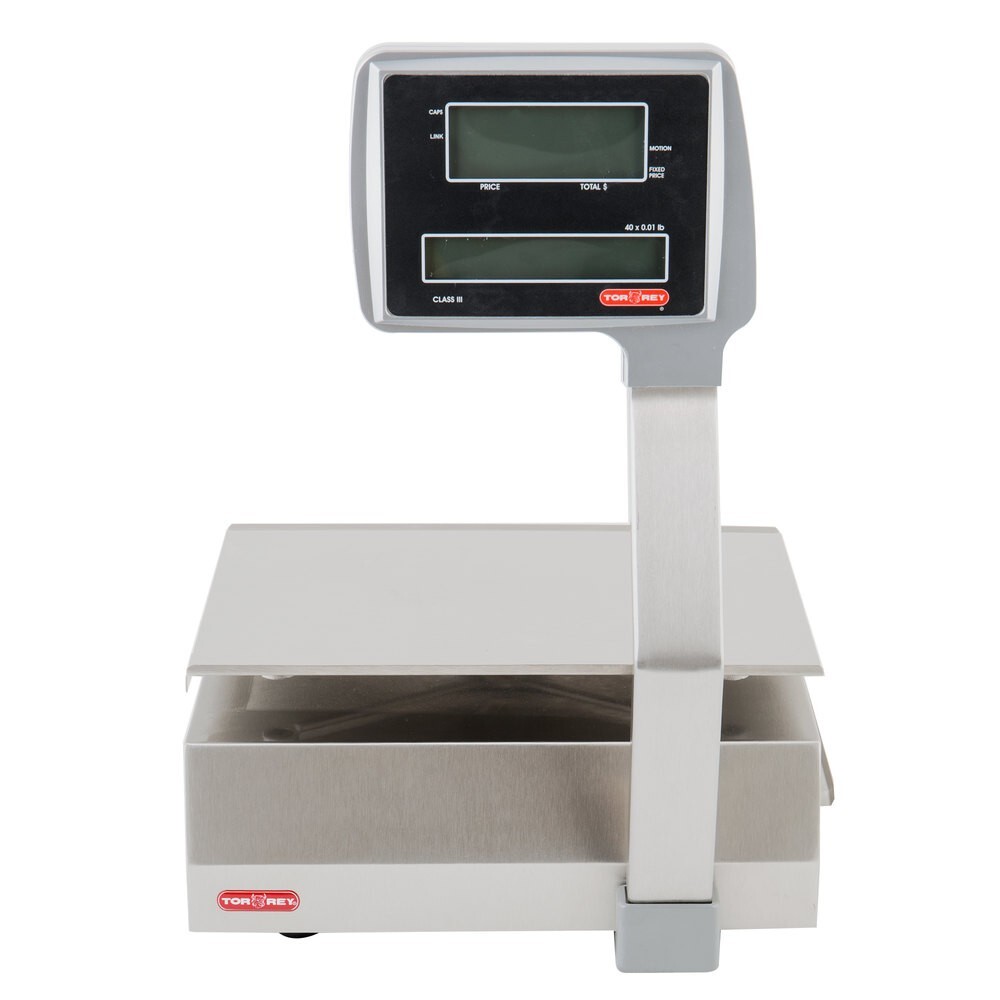 Tor-rey W-LABEL 40L 40 lb Wi-Fi Price Computing Scale with 1 Case SHI Labels