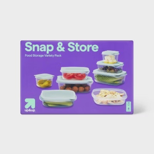 Store Variety Pack Food Storage Containers – 16pc/8ct – up&up