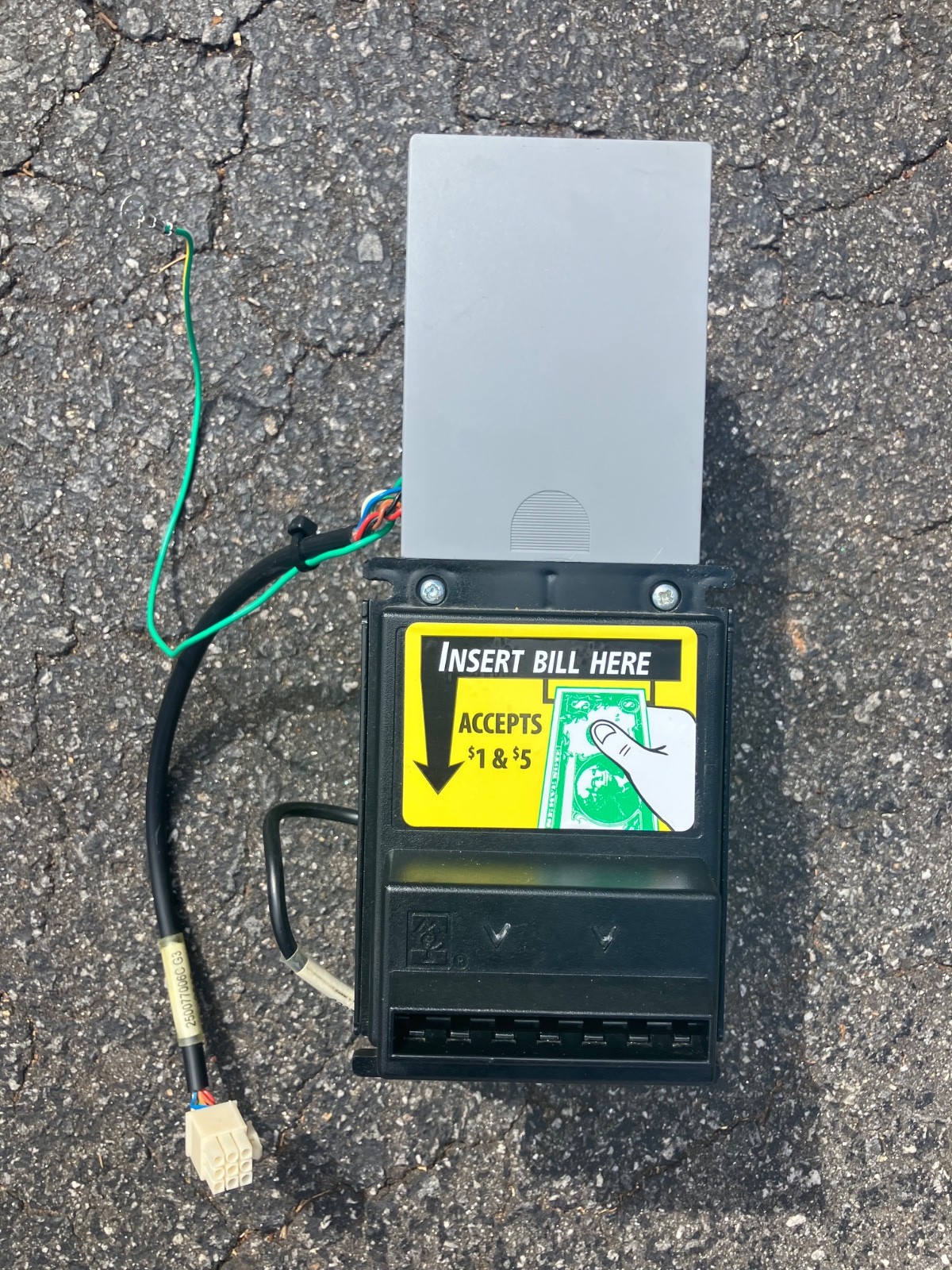 MARS AE2451 U5 BILL ACCEPTOR $1-$2-$5 115 VOLTS!
