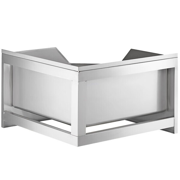 26″W x 26″L 16G Stainless Steel One Compartment Commercial Corner Mop Sink