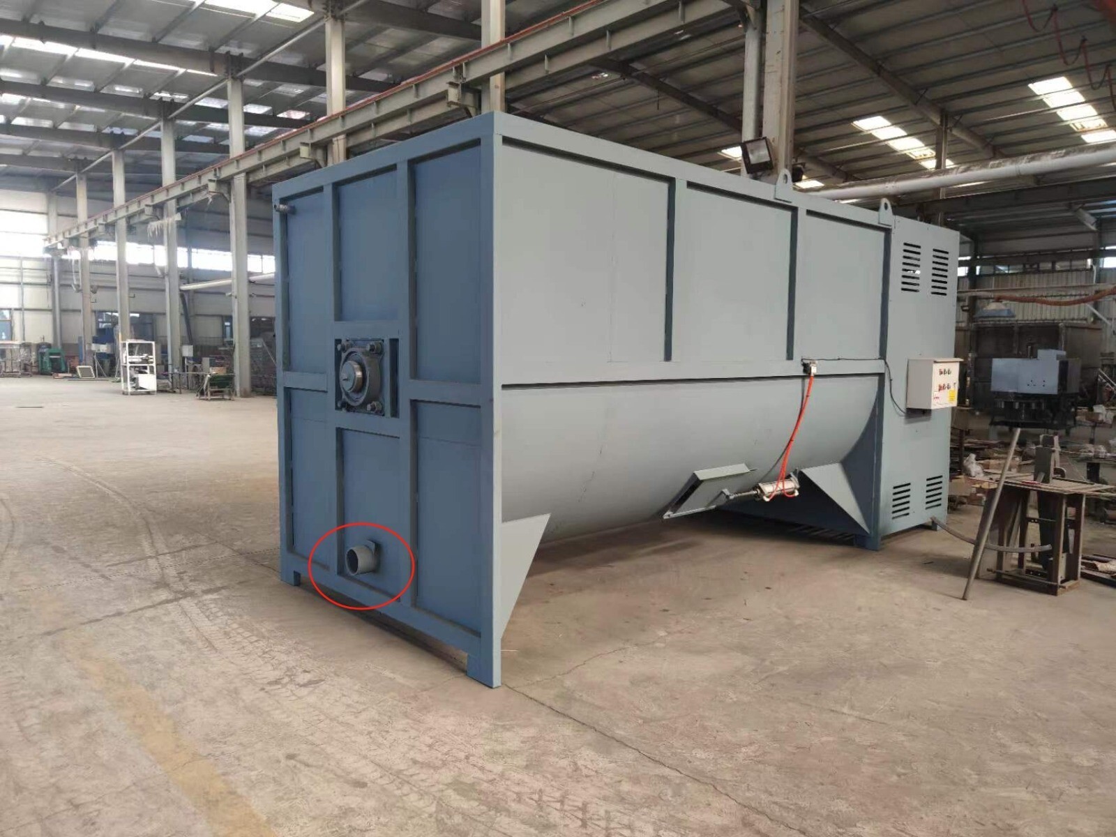 Ribbon Mixer 350 CF, Carbon steel , New, Built from drawings ,1 year warranty!