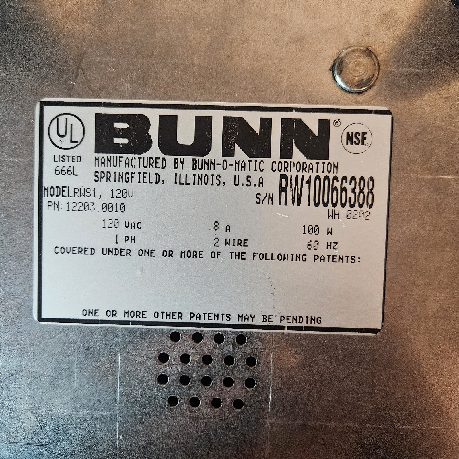 Bunn 1.5 Gal Satellite Coffee Servers w/RW1 Warmer Base 1.5 Gal Decaf & Regular
