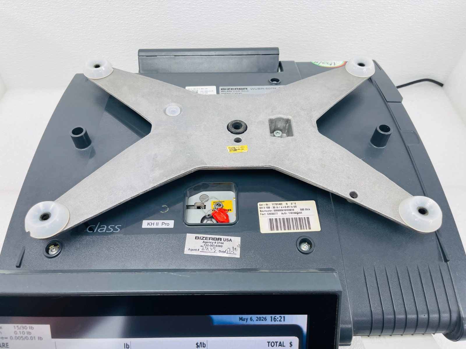 USED – Bizerba KH Series KH II 100 PRO 30 lb. PC Countertop Computing Scale
