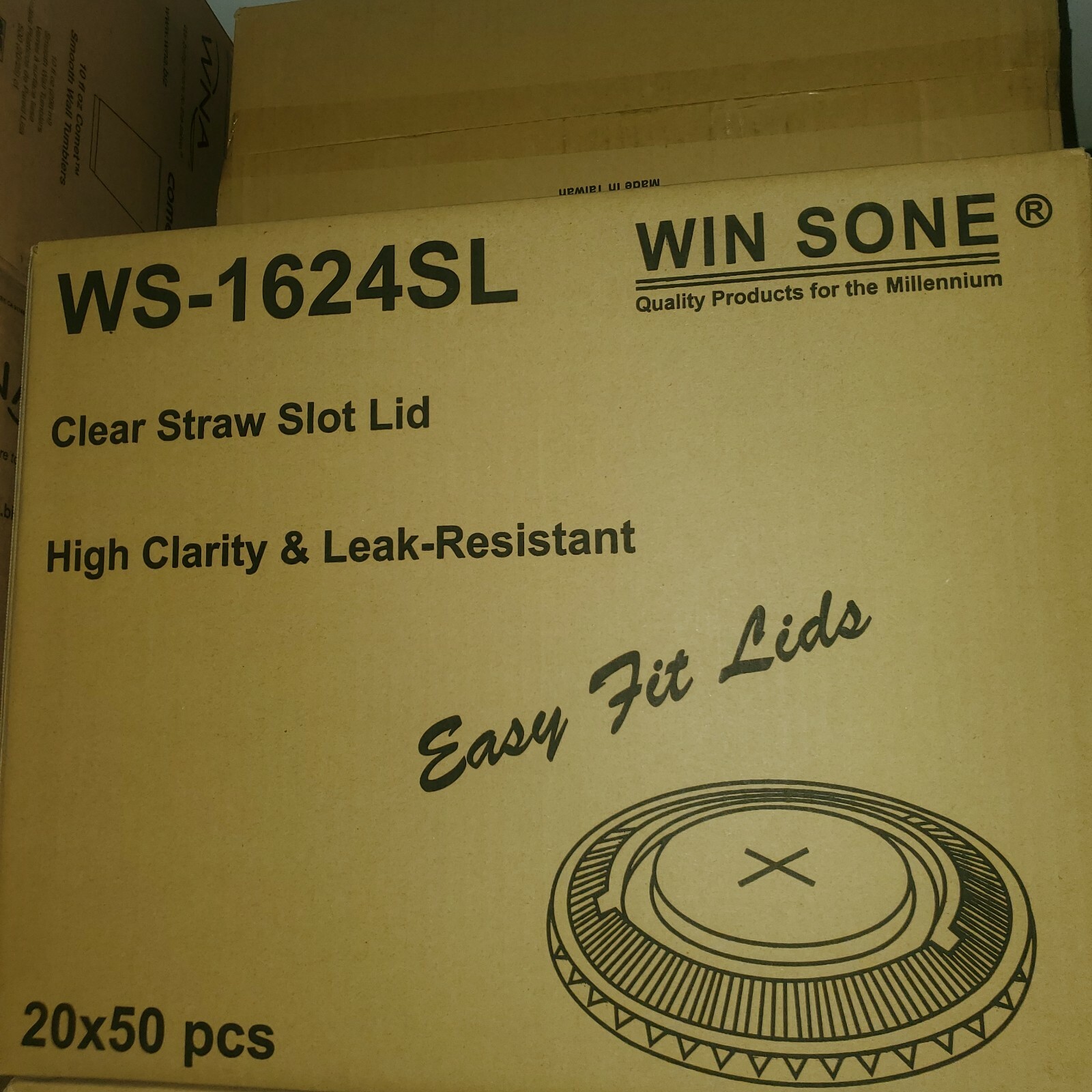 16oz Clear Plastic Cup With Lid