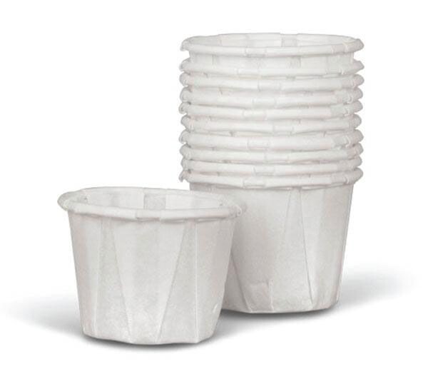Medline Disposable Paper Souffle Cups 0.75oz – 250 Cups