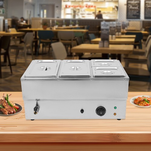 Electric Countertop Food Warmer Soup Warmer Stainelss Steel Buffet Food Warmer~