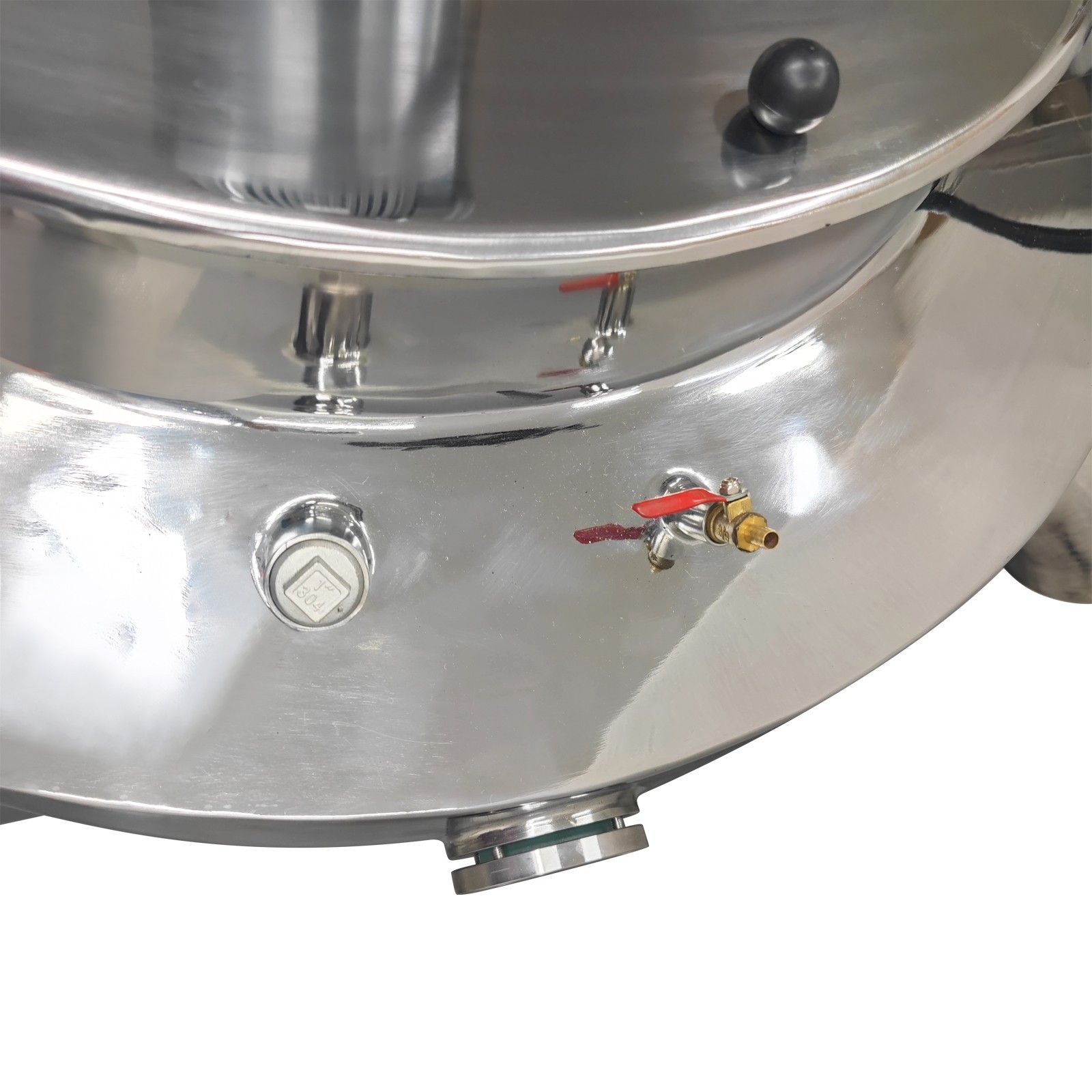LPG Gas Jacketed Kettle 100L 26.4Gallon 220V Tilting Stirring Heating Pot
