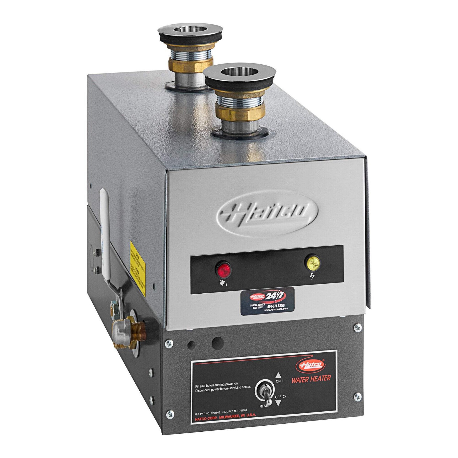 Hatco 3CS-9B 9 kW Sanitizing Sink Heater – Balanced, 208V, 3 Phase