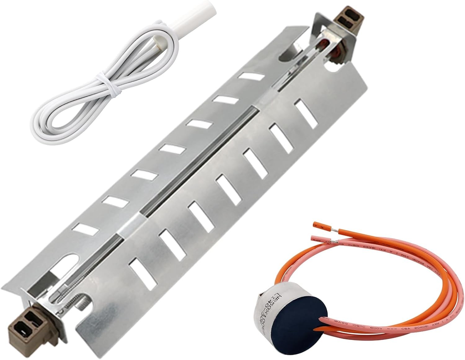 AMI PARTS WR51X10055 Refrigerator Defrost Heater Kit,Temperature Sensor…