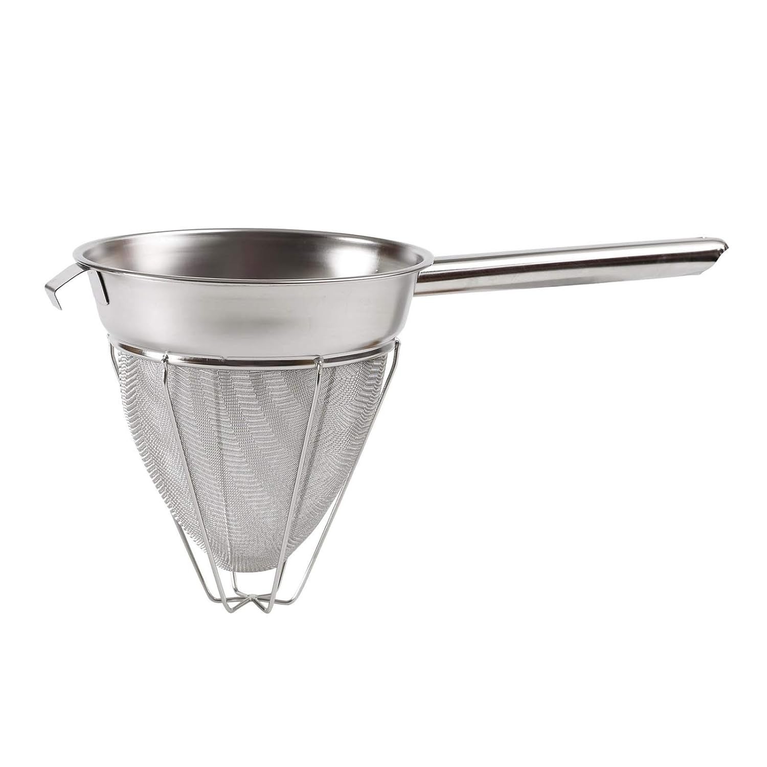 Stainless Steel Reinforced Bouillon Strainer, 8 inch – 1 Each.