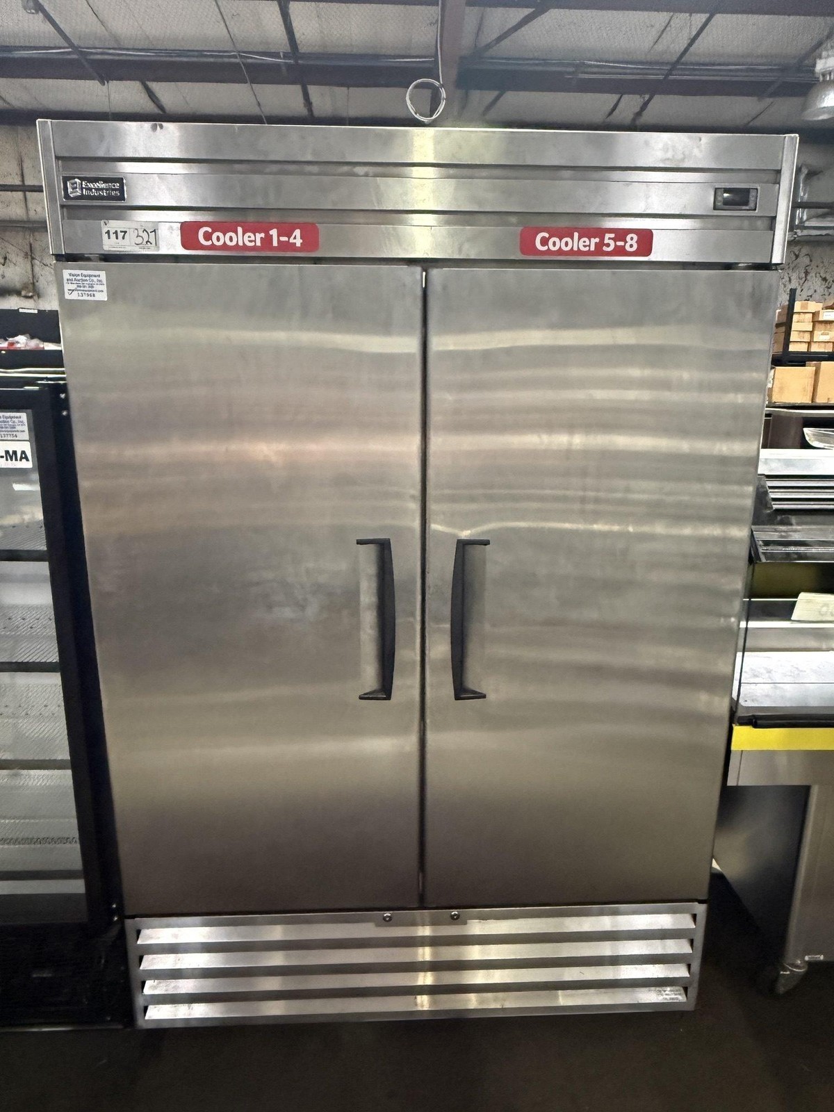 2022 EXCELLENCE INDUSTRIES CR-43SS 54″ STAINLESS STEEL 2 SOLID DOOR REFRIGERATOR