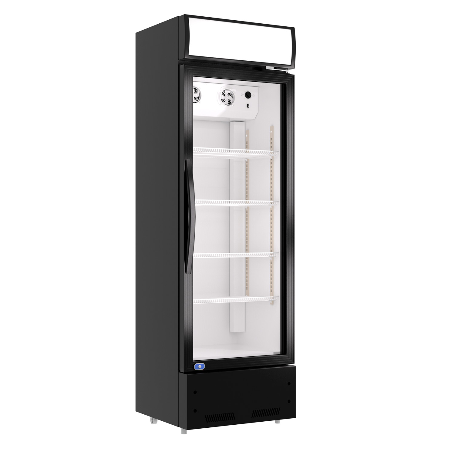 Fricool 23″ Single Glass Door Merchandiser Refrigerator Beverage Cooler NEW