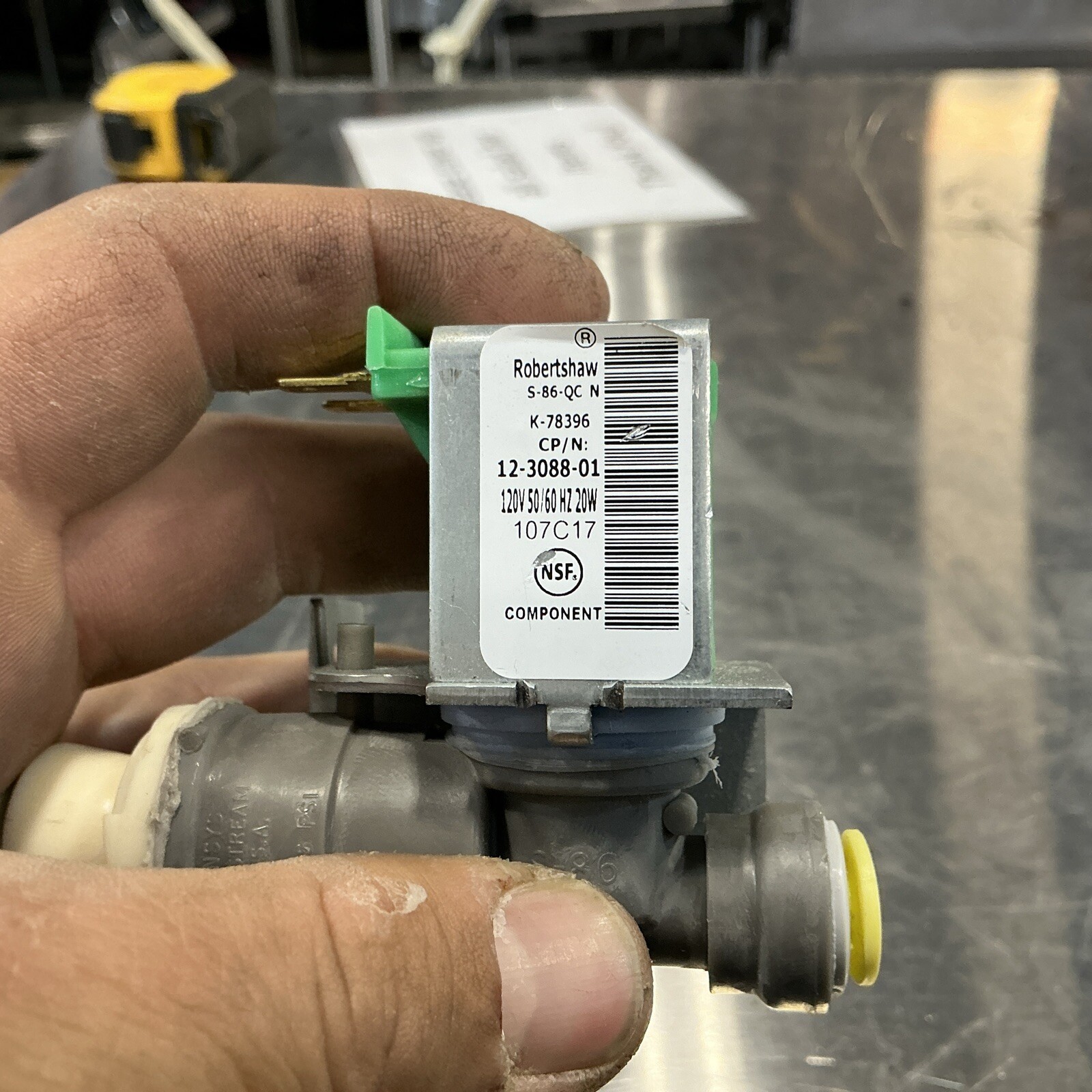 Scotsman 12-3088-01 Solenoid Valve, Water, 120V, 50/60HZ, 0.75 GPM