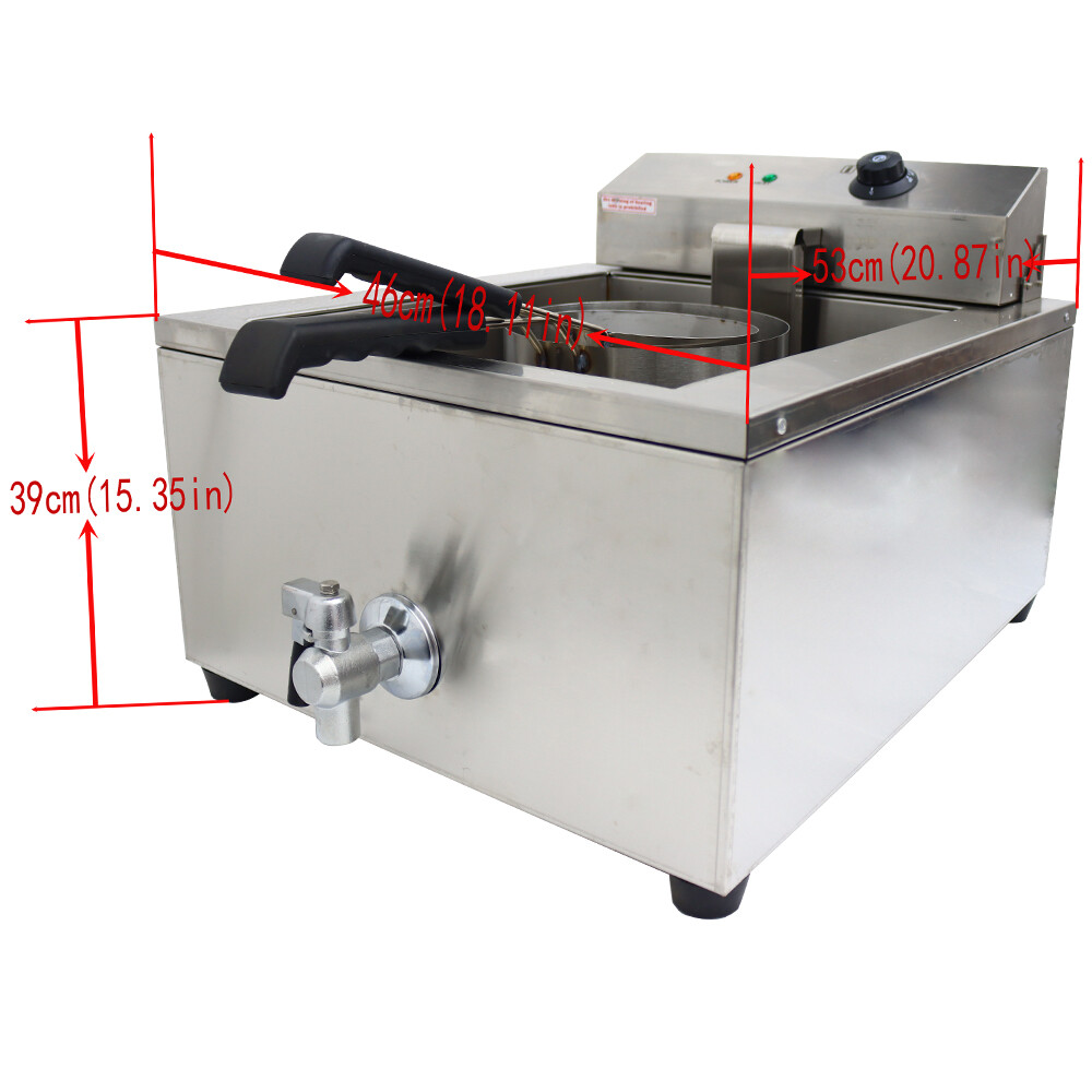 110V 60HZ 2KW Funnel Cake Fryer Machine Maker 2 Ring Molds