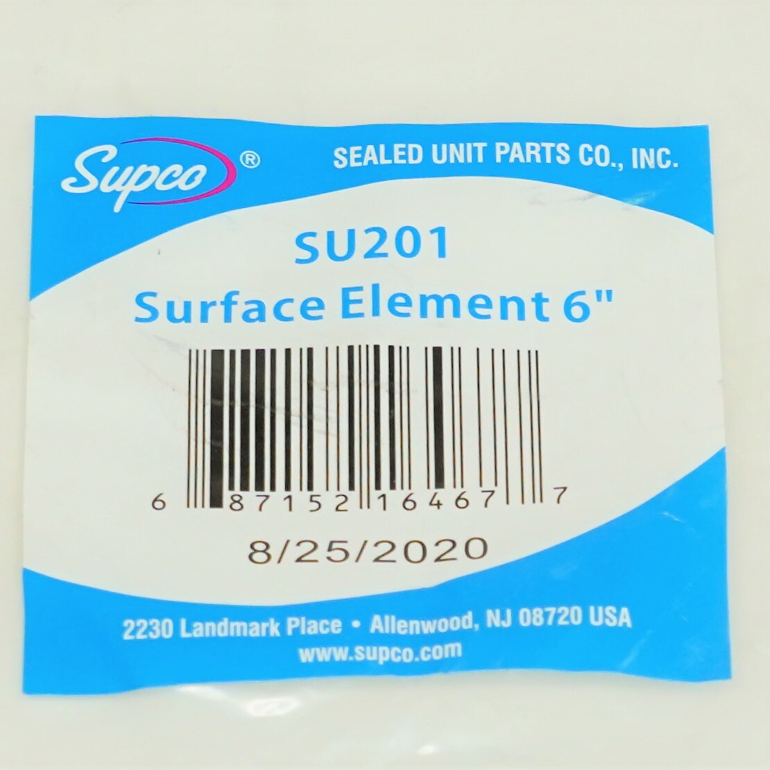 Supco SU201 (SP12YA) Range Surface Universal 6″ Burner Element 3 Turns 240/208V