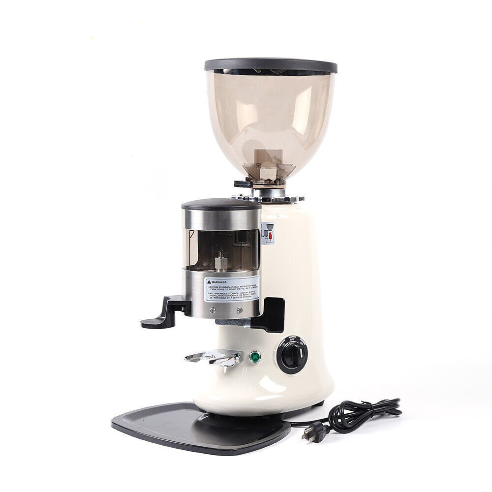 Commercial Coffee Grinder 1200g Hopper Capacity Espresso Bean Milling Machine US