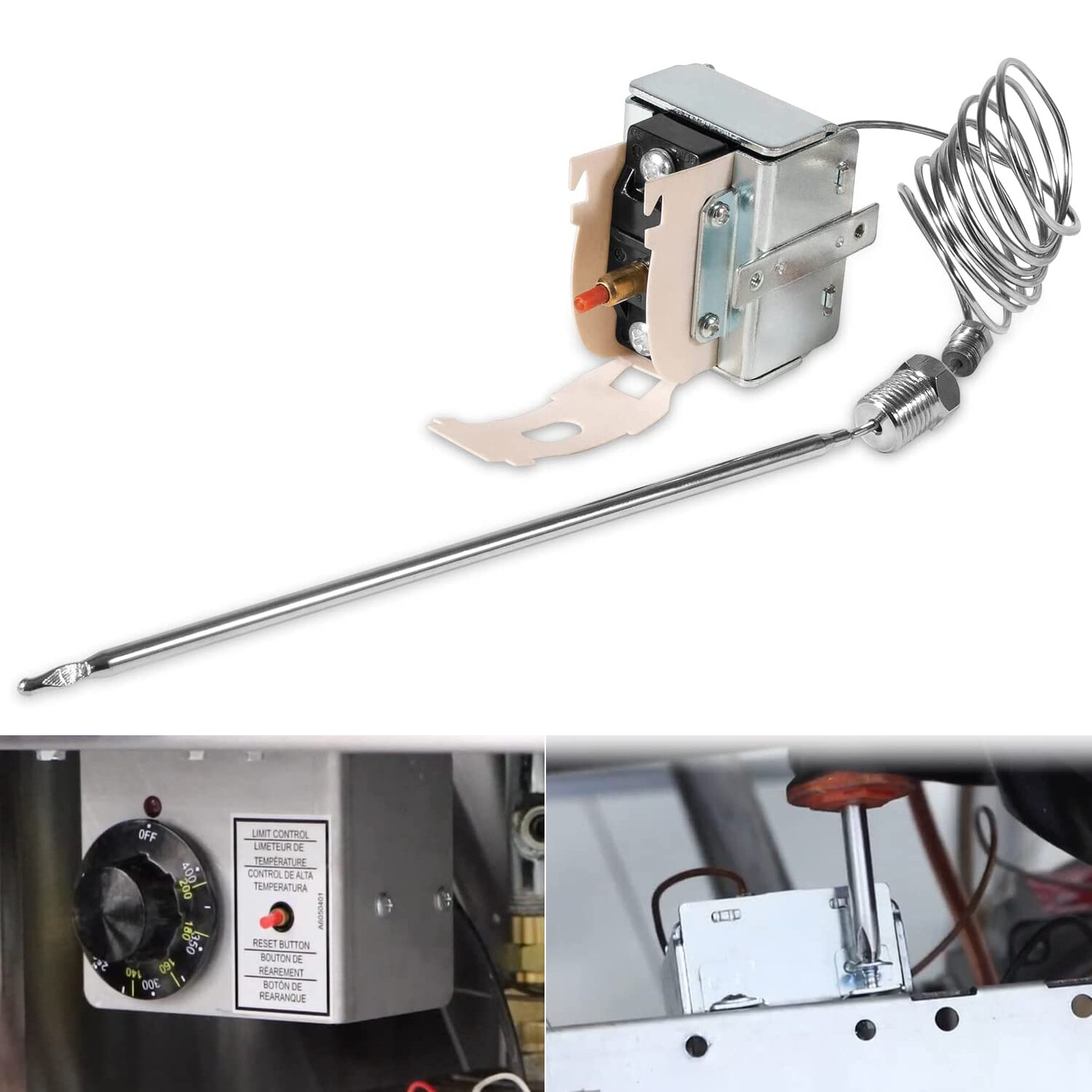 PP10084 High Limit Switch for Pitco Frying Equipment, Use for All Gas Fryers