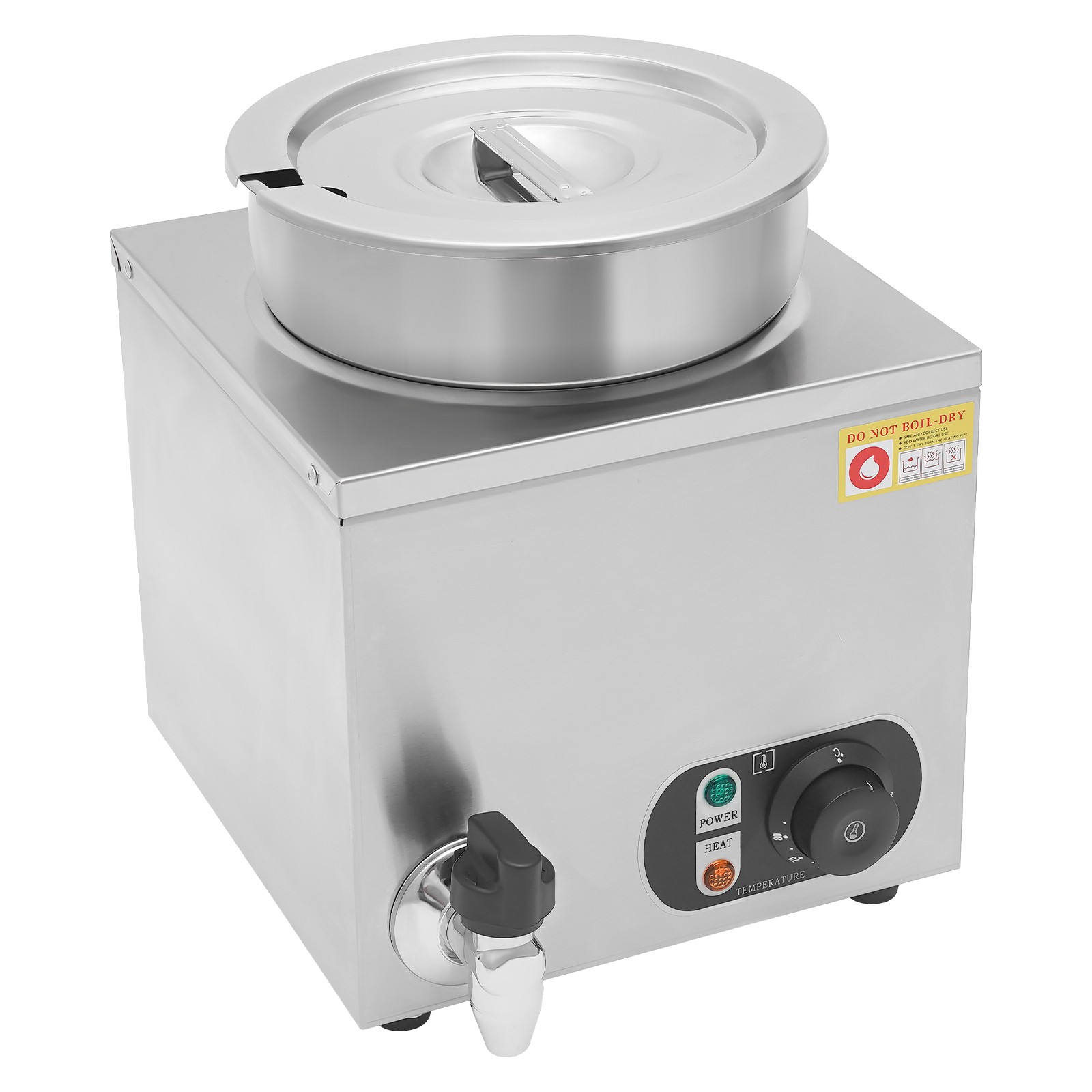 Corded Electric Cheese Warmer Dispenser 7L Commercial Soup Warming Machine Home
