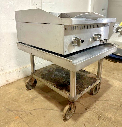 PATRIOT PT-CB24 COMMERCIAL COUNTERTOP 60,000 BTU 24″ NAT GAS RADIANT CHARBROILER