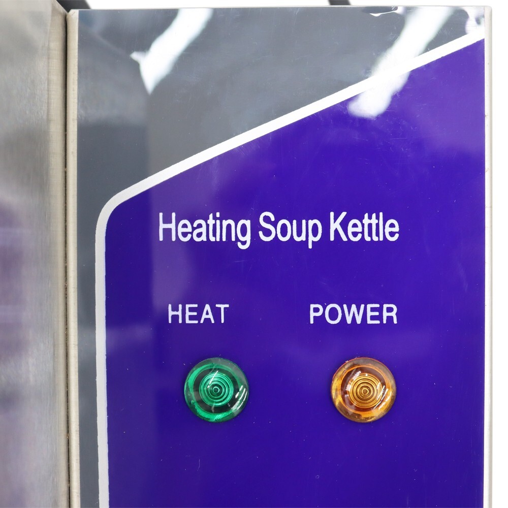 3 Pots Counter top Food Warmer 6″ Deep 1/2 size Pan Bain Marie Steamer 1500W