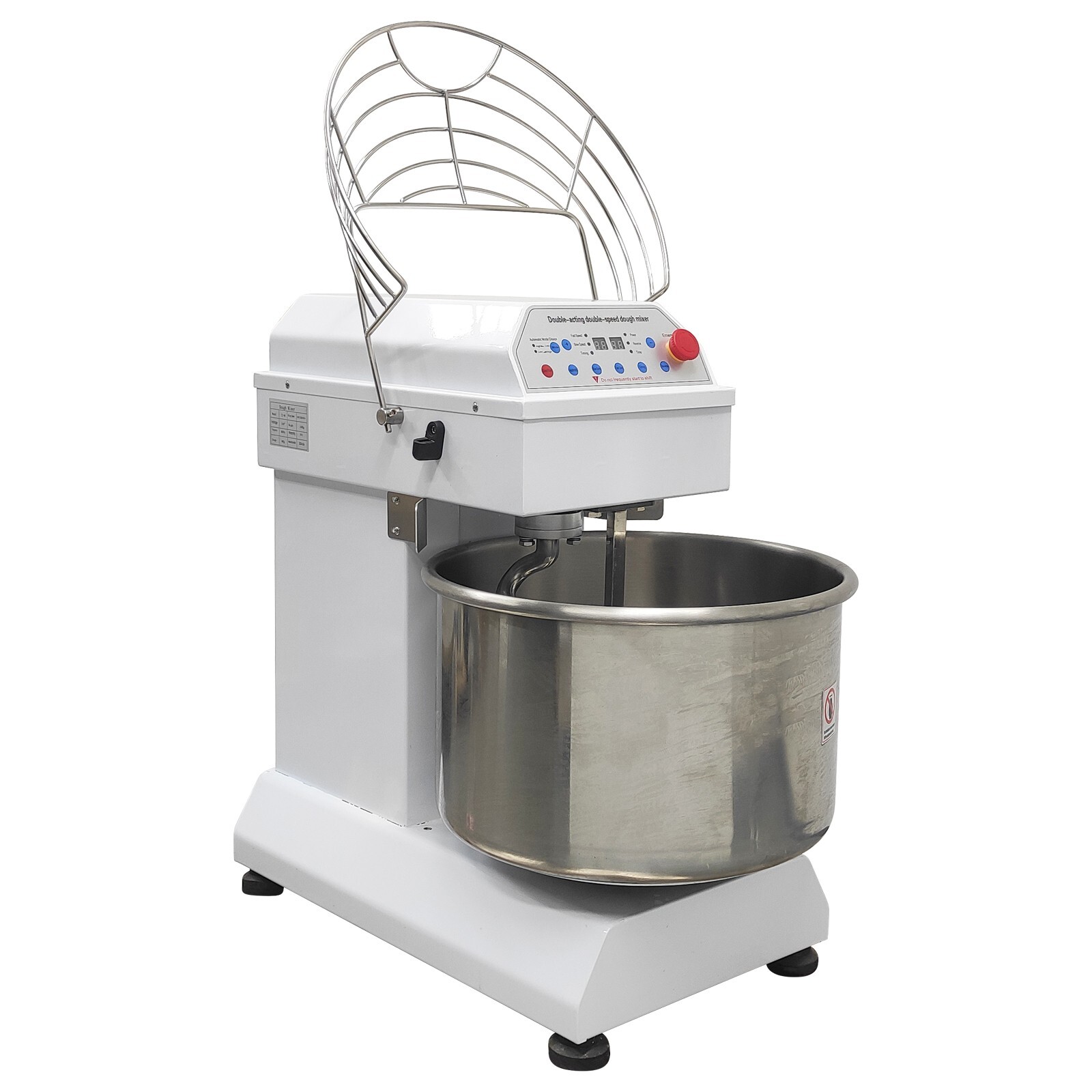 PreAsion® 40QT Commercial Spiral Dough Mixer Machine 110V Electric Flour Mixer