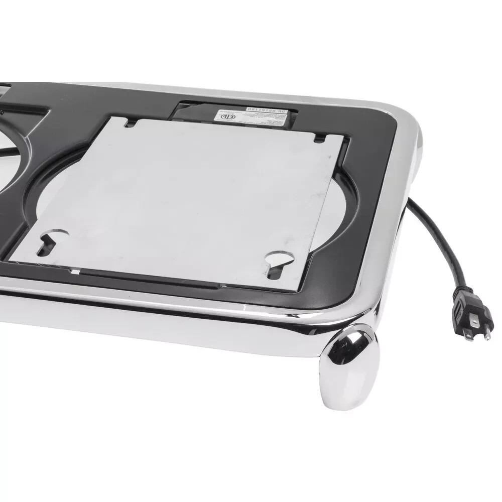 HUBERT® Electric Chafer Heater Rectangular aluminum – 11 7/8″L x 7 3/4″W