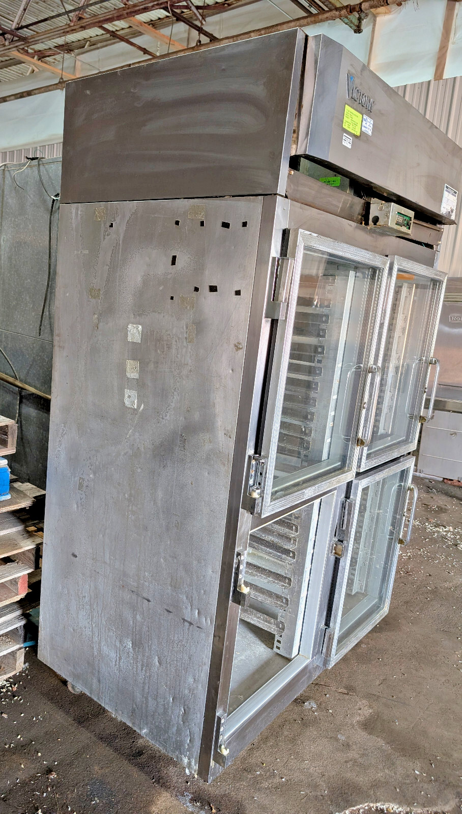 Victory RA-2D-S1 Ultraspec Two Section Reach-In Refrigerator, Glass Half Doors