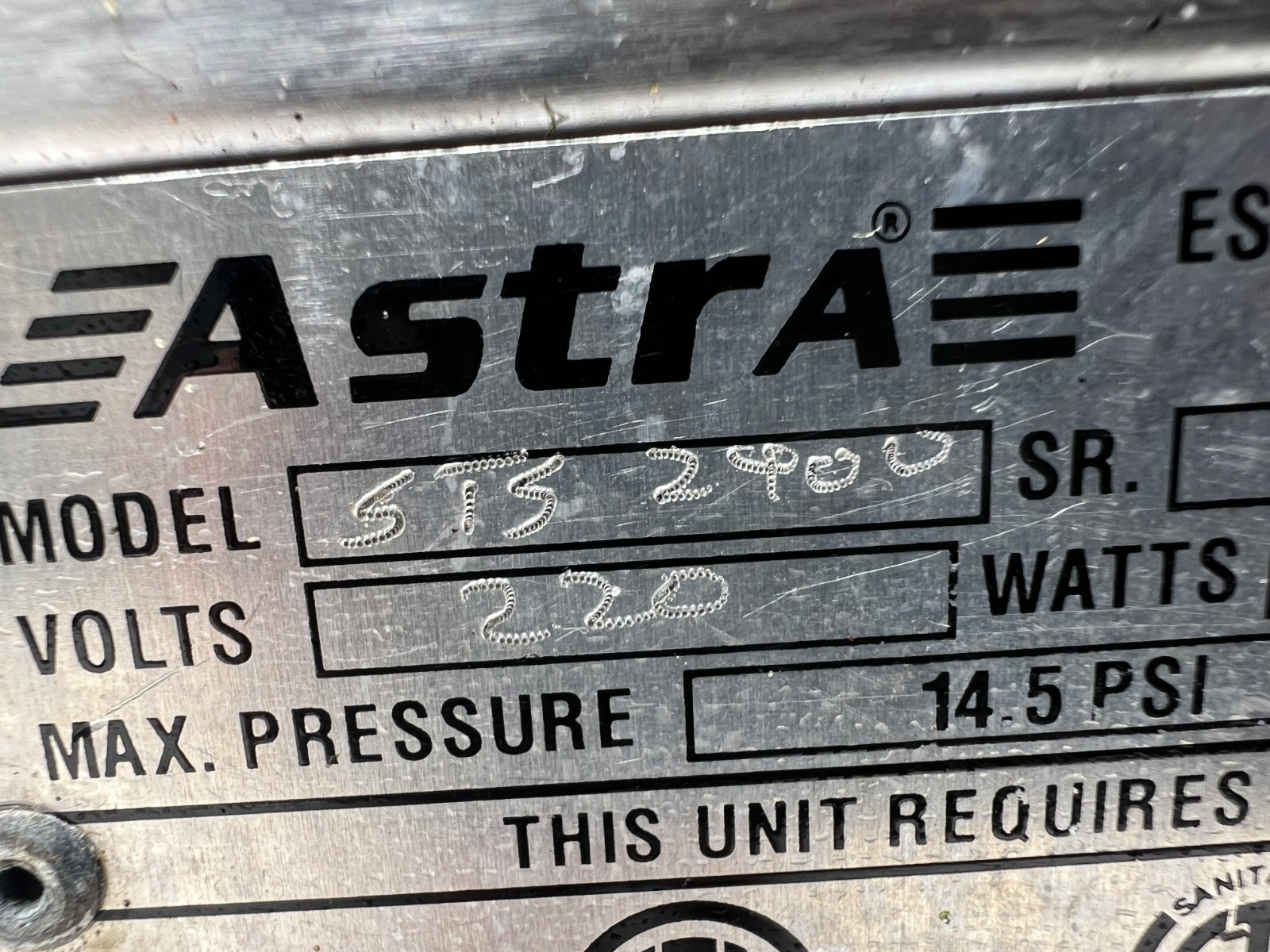 Astra STS2400 2.7 kW Semi-Automatic Pourover Milk Frother & Beverage Steamer …