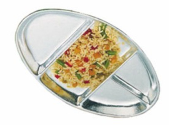 Bon Chef 2020 – N Tray, 7.5″ x 11.75″, 4 compartments, oblong, (Lot of 6) New
