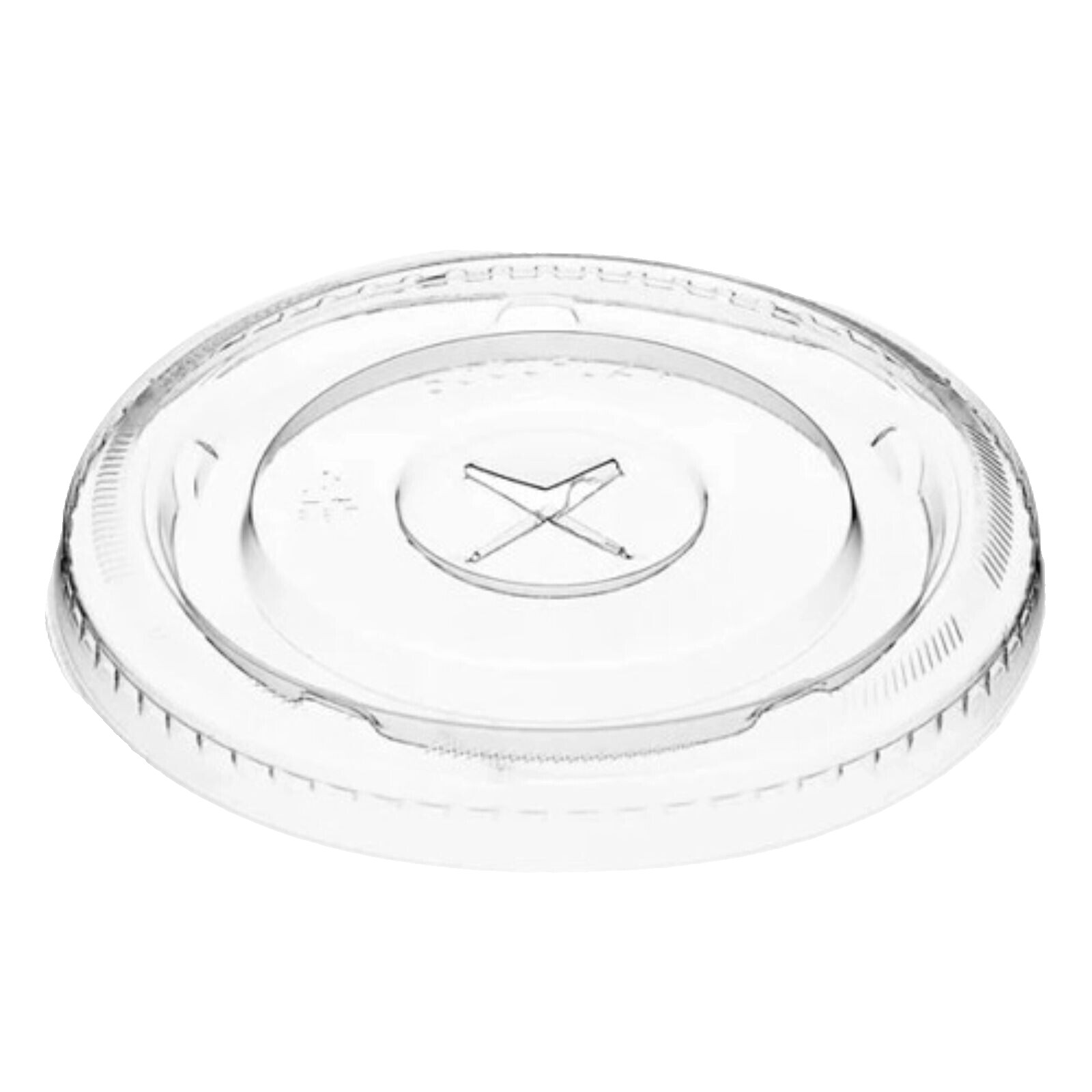 EMPRESS FLAT STRAW LID FOR 12 OZ SQUAT-24 OZ PET CUPS,1000 LIDS/CASE (EPETFL12S)