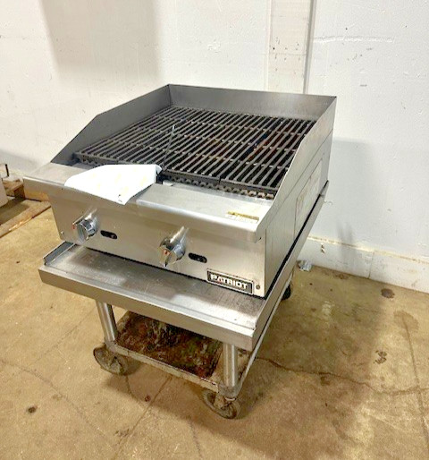 PATRIOT PT-CB24 COMMERCIAL COUNTERTOP 60,000 BTU 24″ NAT GAS RADIANT CHARBROILER