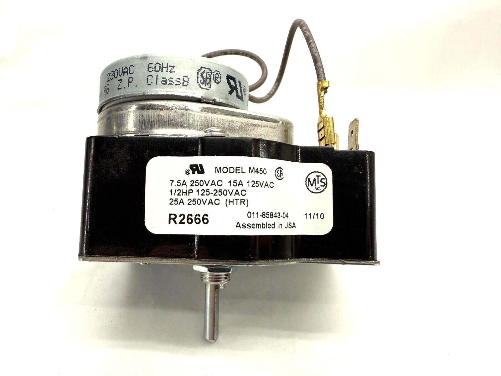Blodgett M450 R2666 120 Min Timer 1/2 HP 120-250V 60HZ – 011-85843-04