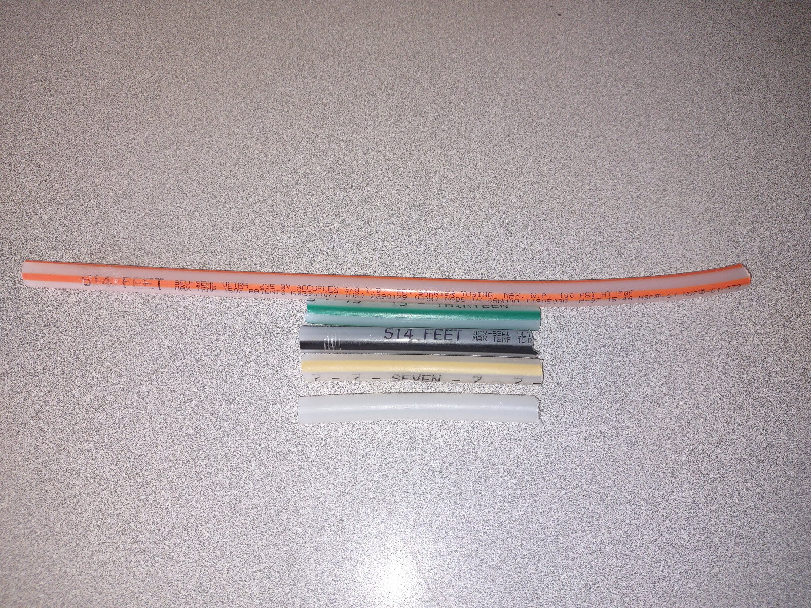 BEVERAGE TUBING 500′ BEV SEAL ULTRA 235 NSF BARRIER PET TUBING 0.380″IDX1/2″OD