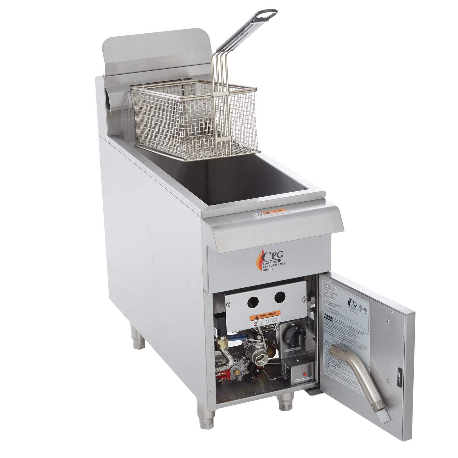 Natural Gas 15 lb. Countertop Fryer – 26,500 BTU