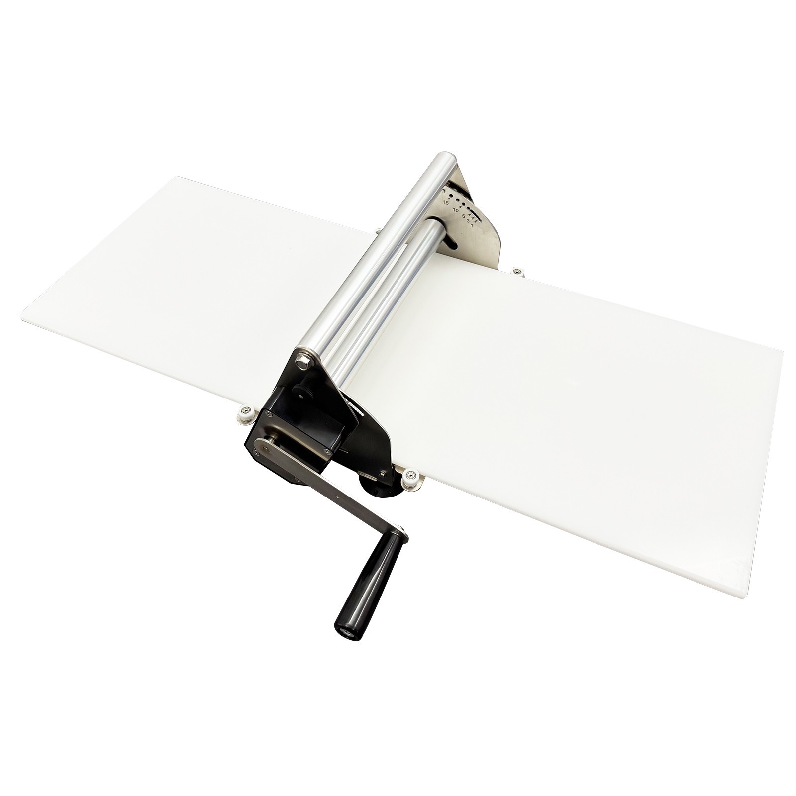Manual Stainless Steel Pastry Machine Dough Sheeter Bakery Food-grade PP Belt