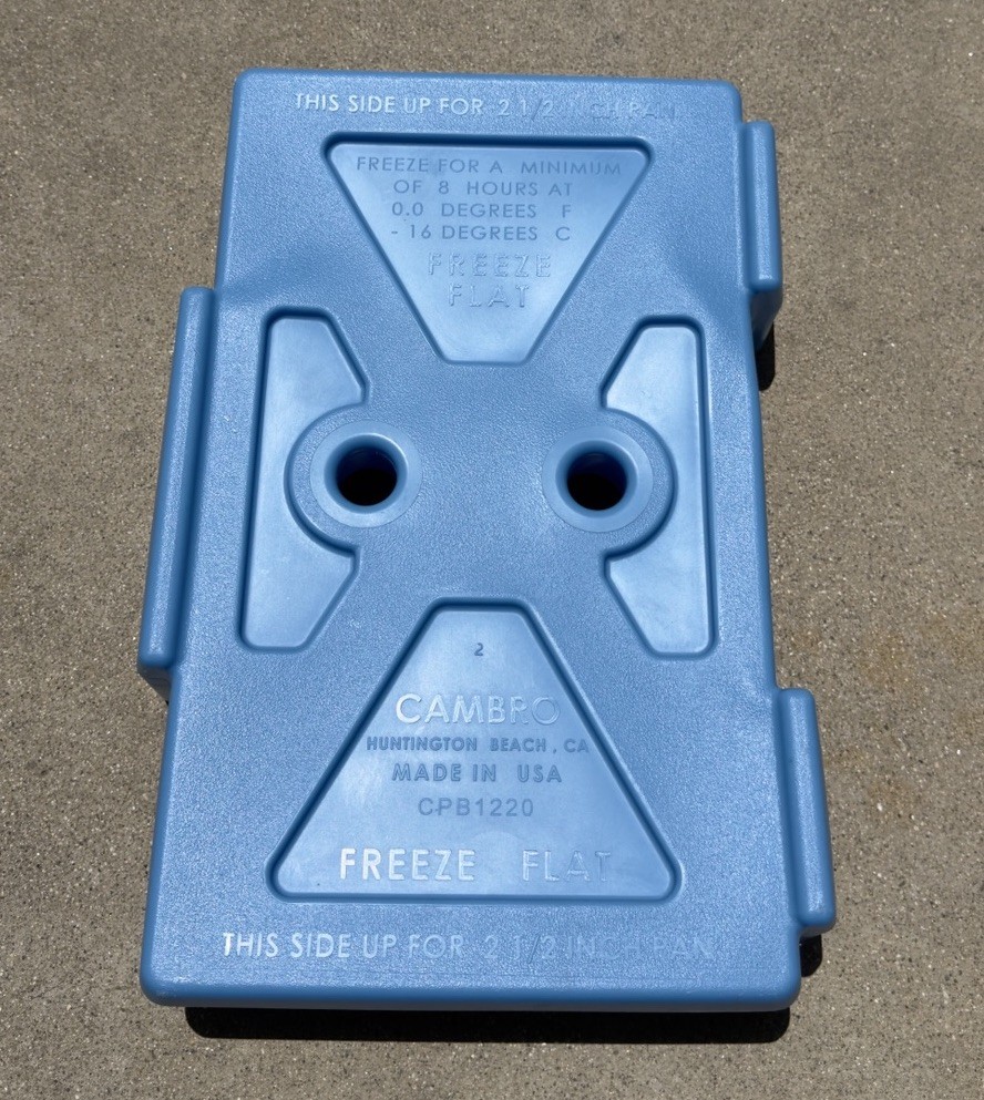 Cambro CamChiller Ice Pak for Cold Food Buffet Station, Salad Bar CPB1220159