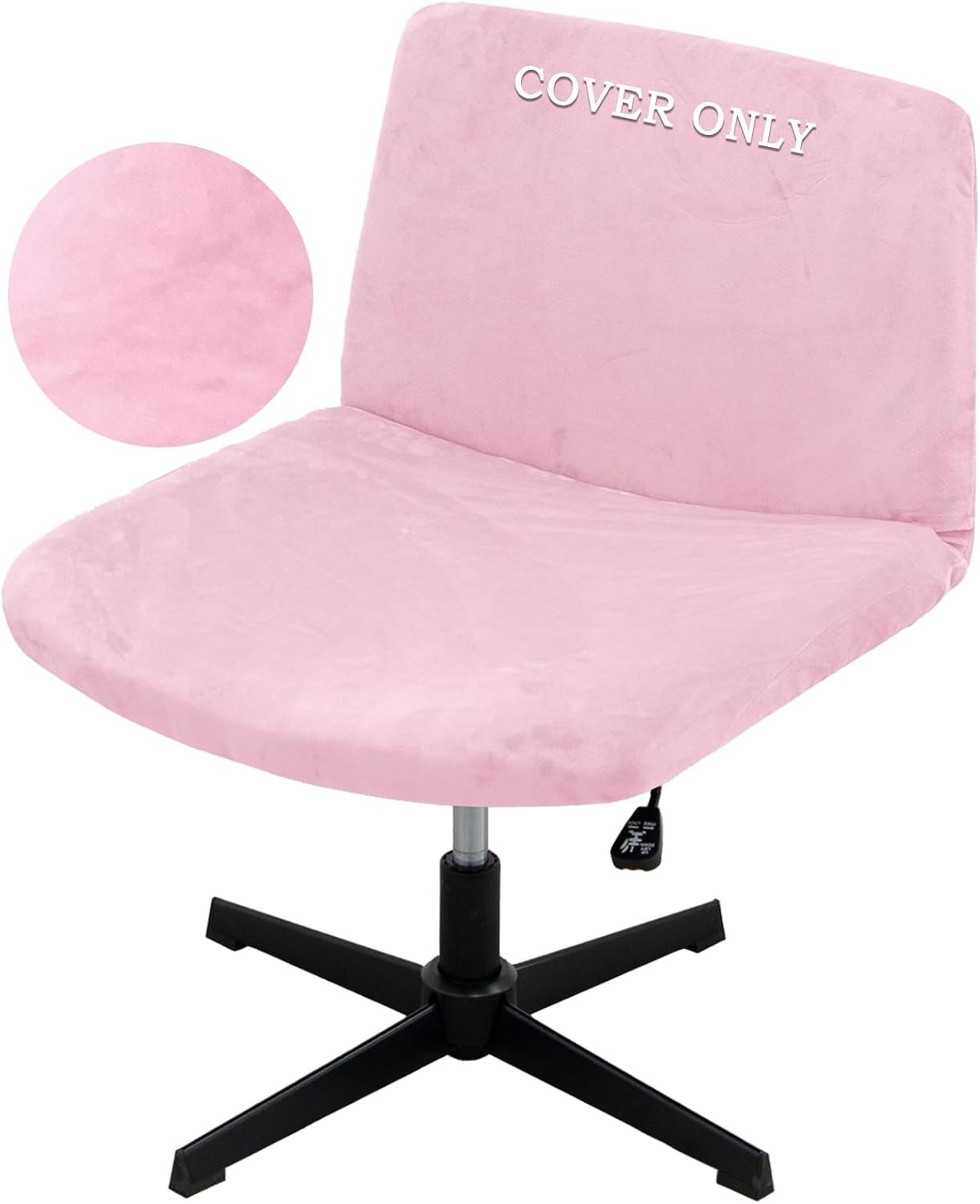 Criss Cross Chair Cover Vanity Chair Cover Waterproof and Elastic Armless Chair