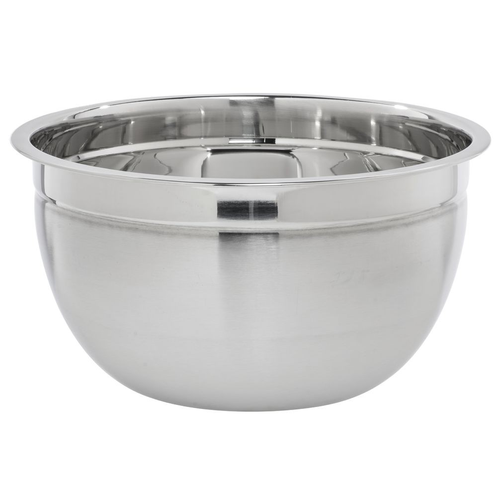 HUBERT® Mixing Bowl 8 Quart 22 Gauge Stainless Steel- 12″ Dia x 6 1/10″ D